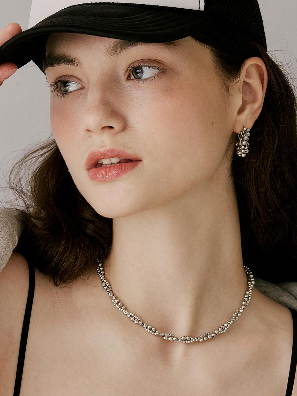 VINTAGE HOLLYWOOD Ivy Ball Necklace_VH2479NE006M
