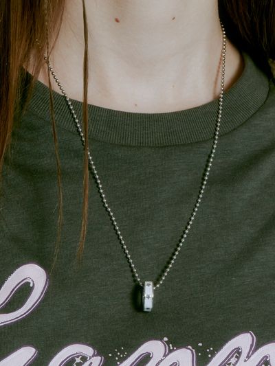 VINTAGE HOLLYWOOD Kitsch Star Ring Chain Necklace