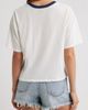 Vinyl Icons Vinyl Icons Book Club Crop Graphic Ringer T-Shirt - 2