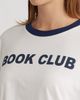 Vinyl Icons Vinyl Icons Book Club Crop Graphic Ringer T-Shirt - 4