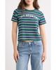 Vinyl Icons Vinyl Icons Go Sports Stripe Crop Graphic T-Shirt - 1