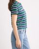 Vinyl Icons Vinyl Icons Go Sports Stripe Crop Graphic T-Shirt - 3