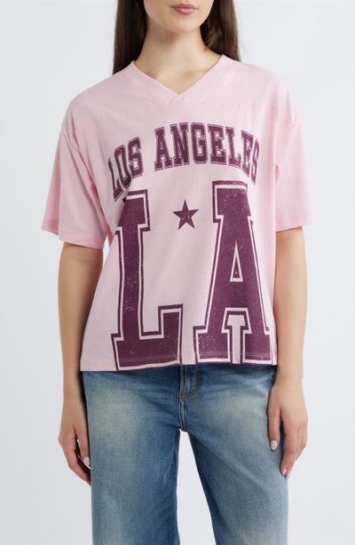 Vinyl Icons Vinyl Icons LA Graphic Football T-Shirt