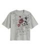 Vinyl Icons Vinyl Icons Roses Crop Graphic T-Shirt - 5