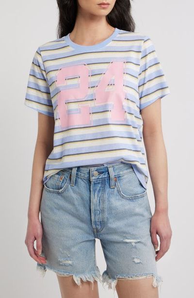 Vinyl Icons Vinyl Icons Striped 24 Graphic T-Shirt