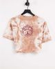 VIOLET ROMANCE Violet Romance tie-dye Peace print T-shirt-Orange - 1