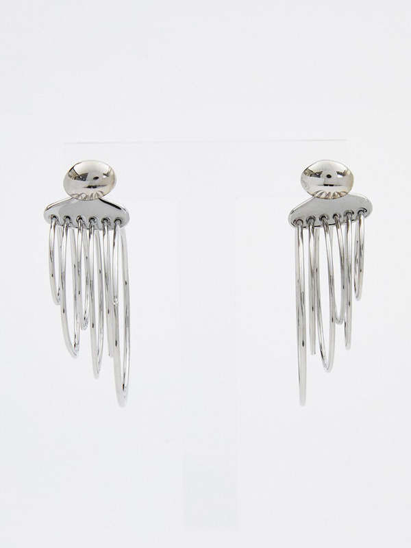 viollina 6 Hoops Earrings_Silver