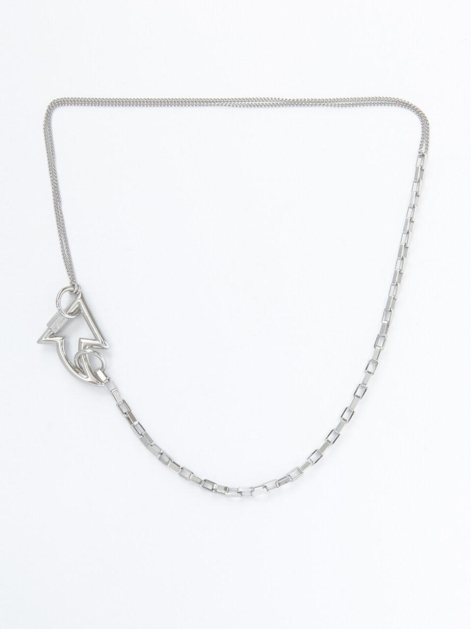 viollina Cupid Screw Necklace_Silver