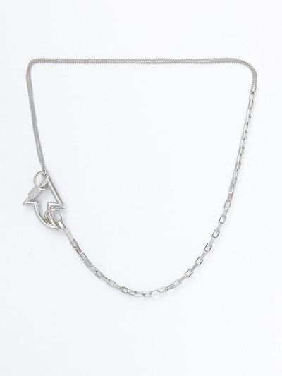 viollina Cupid Screw Necklace_Silver