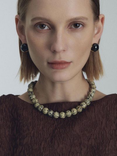 viollina Dalmatian Necklace_12mm