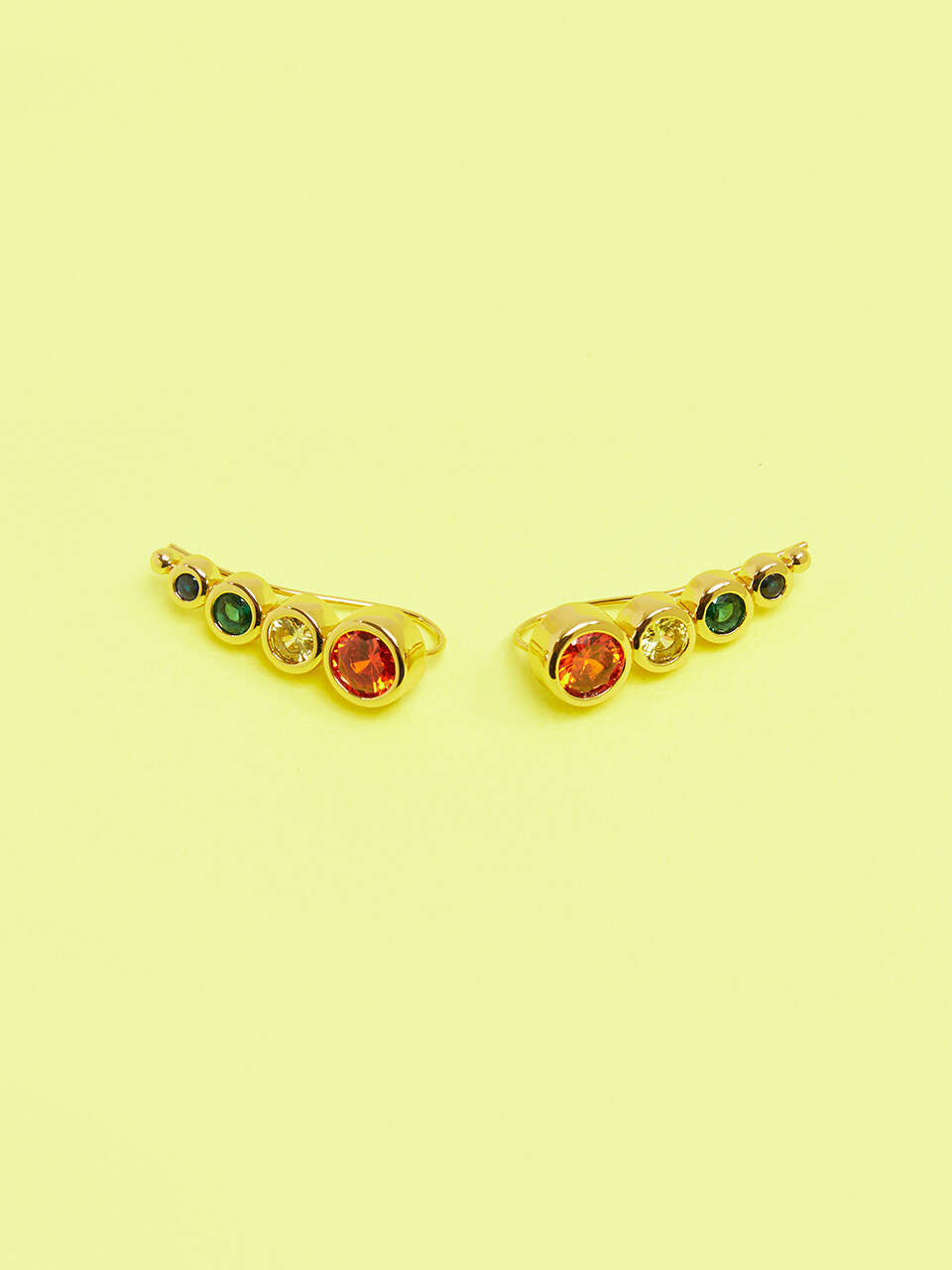 viollina Dreamy Garden Earrings_ Gold