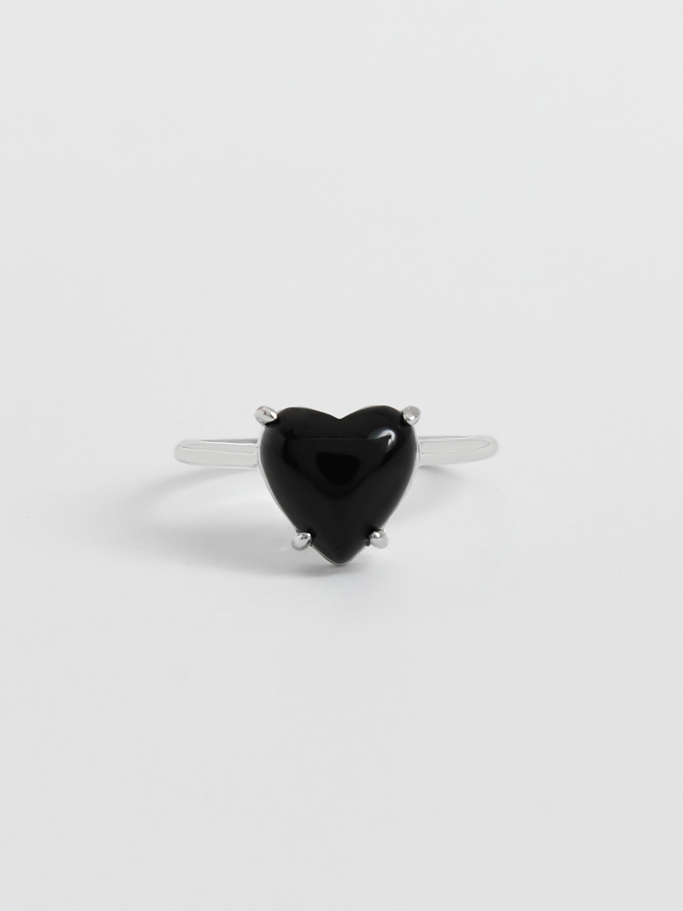 viollina Petite Heart Ring_Black