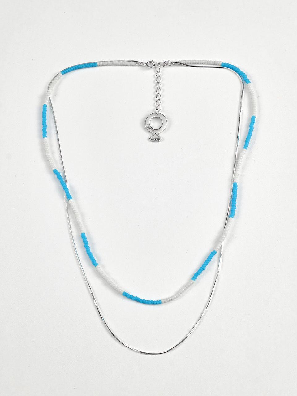 viollina Summer Beach Necklace_Blue