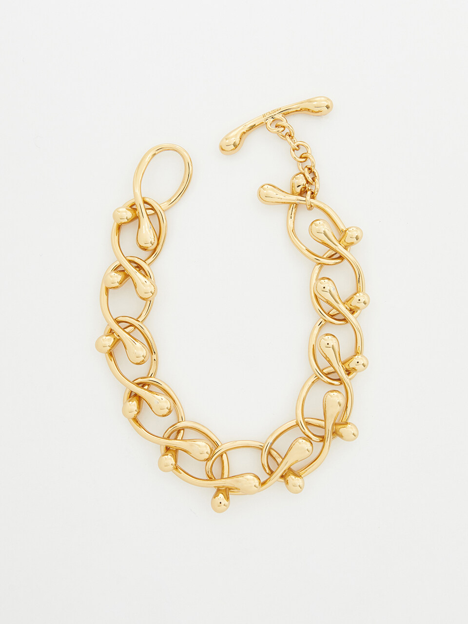 viollina Tear Drop Chain Bracelet_Gold