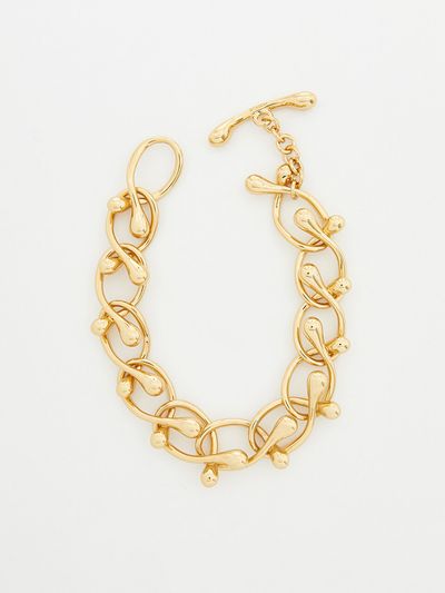 viollina Tear Drop Chain Bracelet_Gold