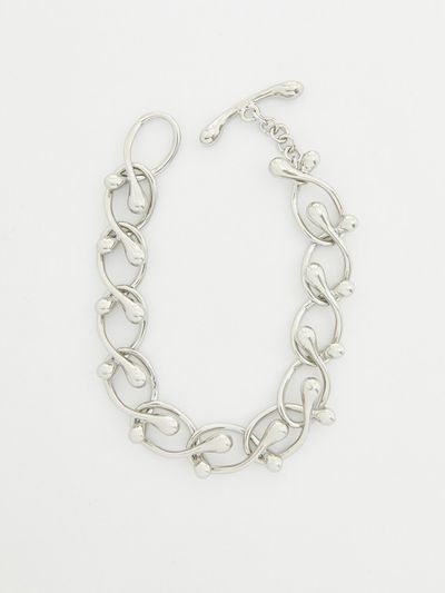 viollina Tear Drop Chain Bracelet_Silver