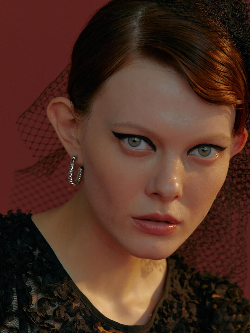viollina Twist Hoops Silver
