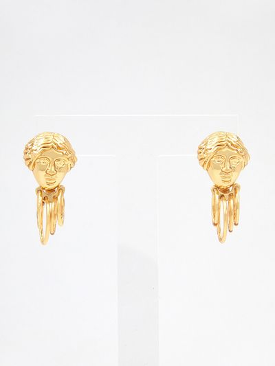 viollina Victory Goddess Earrings_Gold