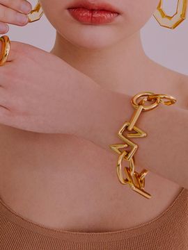 viollina Viollina Chunky Bracelet Gold