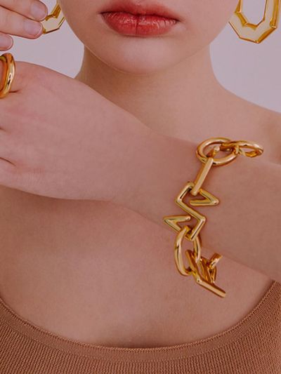 viollina Viollina Chunky Bracelet Gold