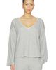 VIR VITA VIR VITA Brigitte V Neck Sweatshirt - 1