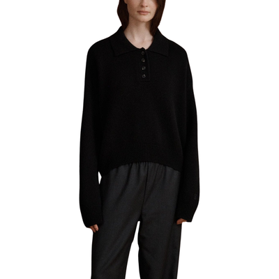 VIR VITA VIR VITA Frida Polo Cashmere Sweater