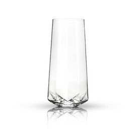 Viski Viski Seneca Crystal Faceted Stemless Champagne Flutes Set of 2