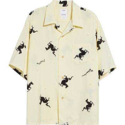 VISVIM VISVIM Crosby Horse Print Camp Shirt