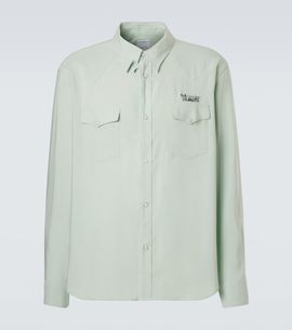Visvim Visvim Four Corners printed canvas shirt