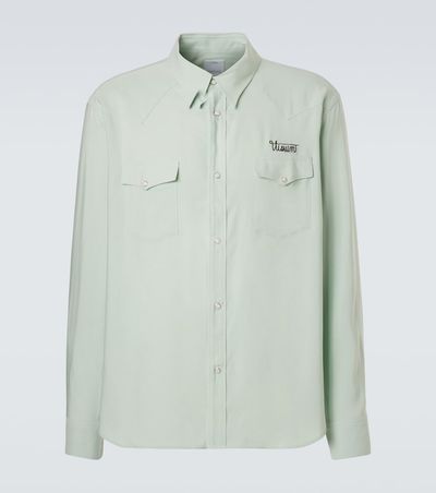 Visvim Visvim Four Corners printed canvas shirt