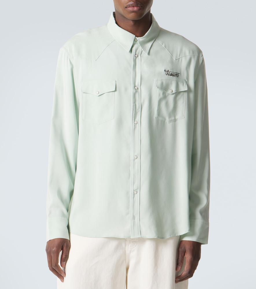 Visvim - Four Corners printed canvas shirt
