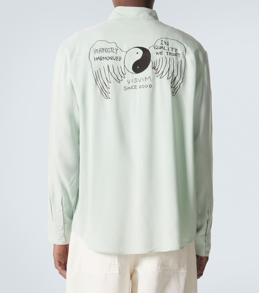 Visvim - Four Corners printed canvas shirt