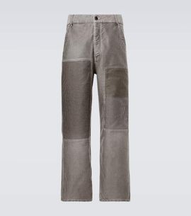 Visvim Visvim Pastoral striped cotton wide-leg pants