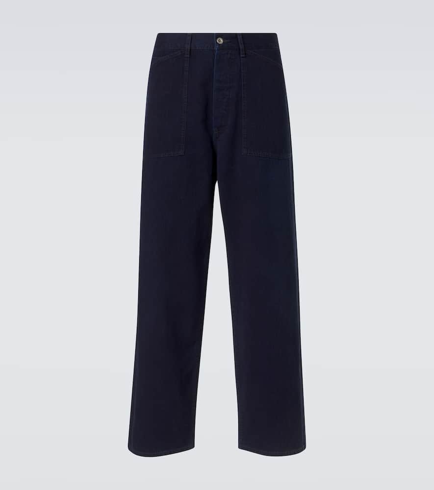 VISVIM - Social Sculpture 01 Wide Leg Jeans in Raw Mud at