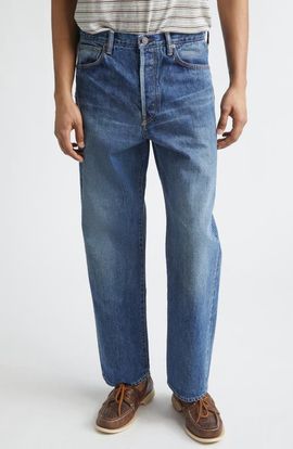 VISVIM VISVIM Social Sculpture 01 Distressed Wide Leg Jeans