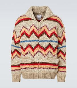 Visvim Visvim Wool and cashmere jacquard cardigan