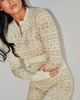 Vitality Vitality Baselayer Henley Top in Snowflake, Women's at Urban Outfitters - 1