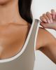 Vitality Vitality Cloud II Bay Tank Top in Cashew Contrast, Women's at Urban Outfitters - 4
