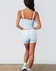 Vitality Vitality Cloud II Foldover Mini Short in Clear Sky Washed, Women's at Urban Outfitters - 3