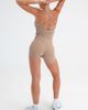 Vitality Vitality Cloud II Lace Up Tank Top in Khaki, Women's at Urban Outfitters - 3