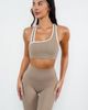 Vitality Vitality Cloud II Swoop Bra in Cashew Contrast, Women's at Urban Outfitters - 4