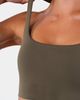 Vitality Vitality Pulse Strappy Racer Bra in Coffee, Women's at Urban Outfitters - 3