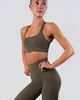 Vitality Vitality Pulse Strappy Racer Bra in Coffee, Women's at Urban Outfitters - 5