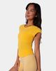 Vitality Vitality Whisper Raglan Tee in Mango, Women's at Urban Outfitters - 3