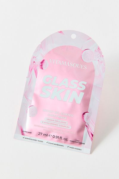 Vitamasques Vitamasques Glass Skin Hydrogel Sheet Mask in Glass Skin Hydrogel Sheet Mask at Urban Outfitters