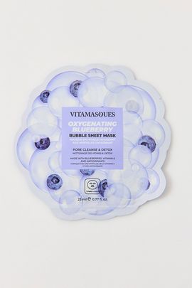 Vitamasques Vitamasques Oxygenating Blueberry Bubble Sheet Mask in Oxygenating at Urban Outfitters
