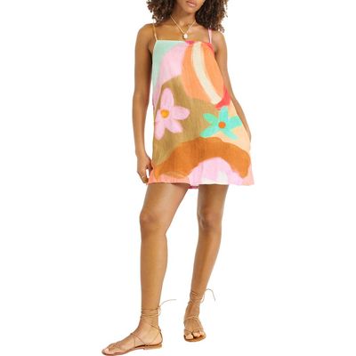 Vitamin A® Vitamin A® Delia Linen Cover-Up Shift Dress