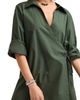 Vitamin A® Vitamin A® Elodie Long Sleeve Organic Cotton Wrap Cover-Up Dress - 3