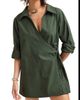 Vitamin A® Vitamin A® Elodie Long Sleeve Organic Cotton Wrap Cover-Up Dress - 4