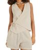 Vitamin A® Vitamin A® Getaway Organic Cotton & Linen Blend Cover-Up Shorts - 3